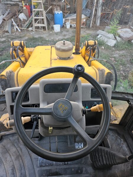 Buldoexcavator JCB 3CX, locatie Battonya (Ungaria), la granita cu Arad.